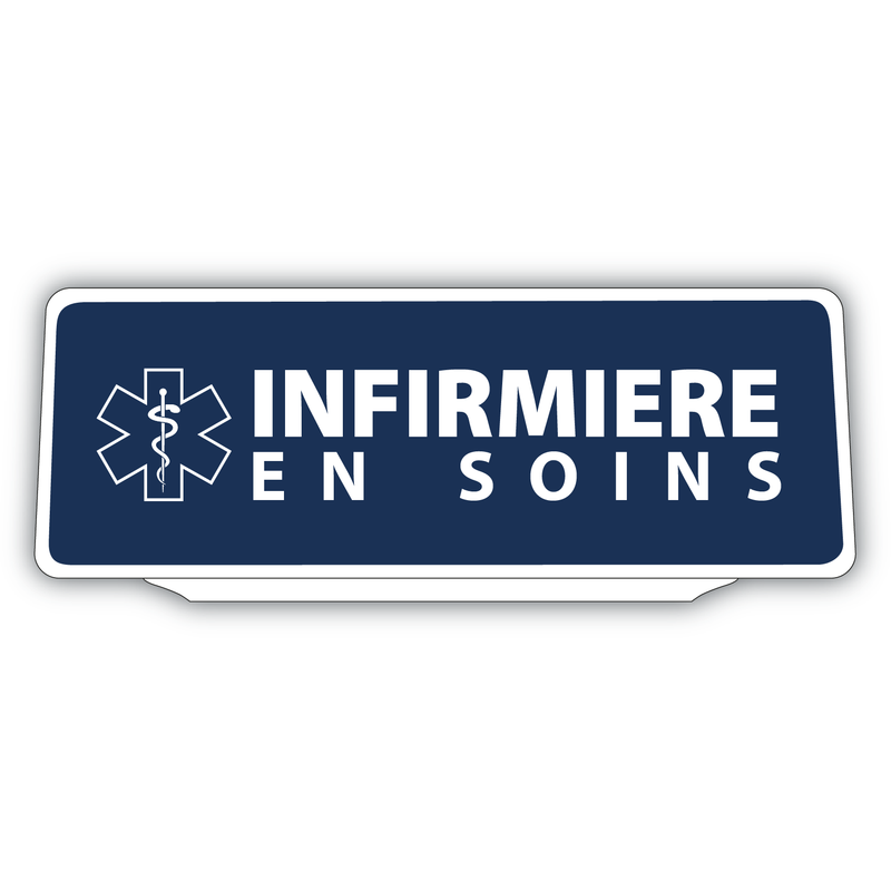 Accessoire Voiture Personnel Medical Plaque Pare-soleil 3M En Soins - Rétroréfléchissante Bleue Caducée Infirmier Accessoire Voiture Personnel Medical Plaque Pare-soleil 3M En Soins - Rétroréfléchissante Bleue Caducée Infirmier