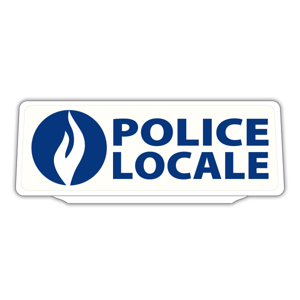 Clip Plaque Pare-Soleil Belge Voiture Police locale Rétro-Réfléchissant
