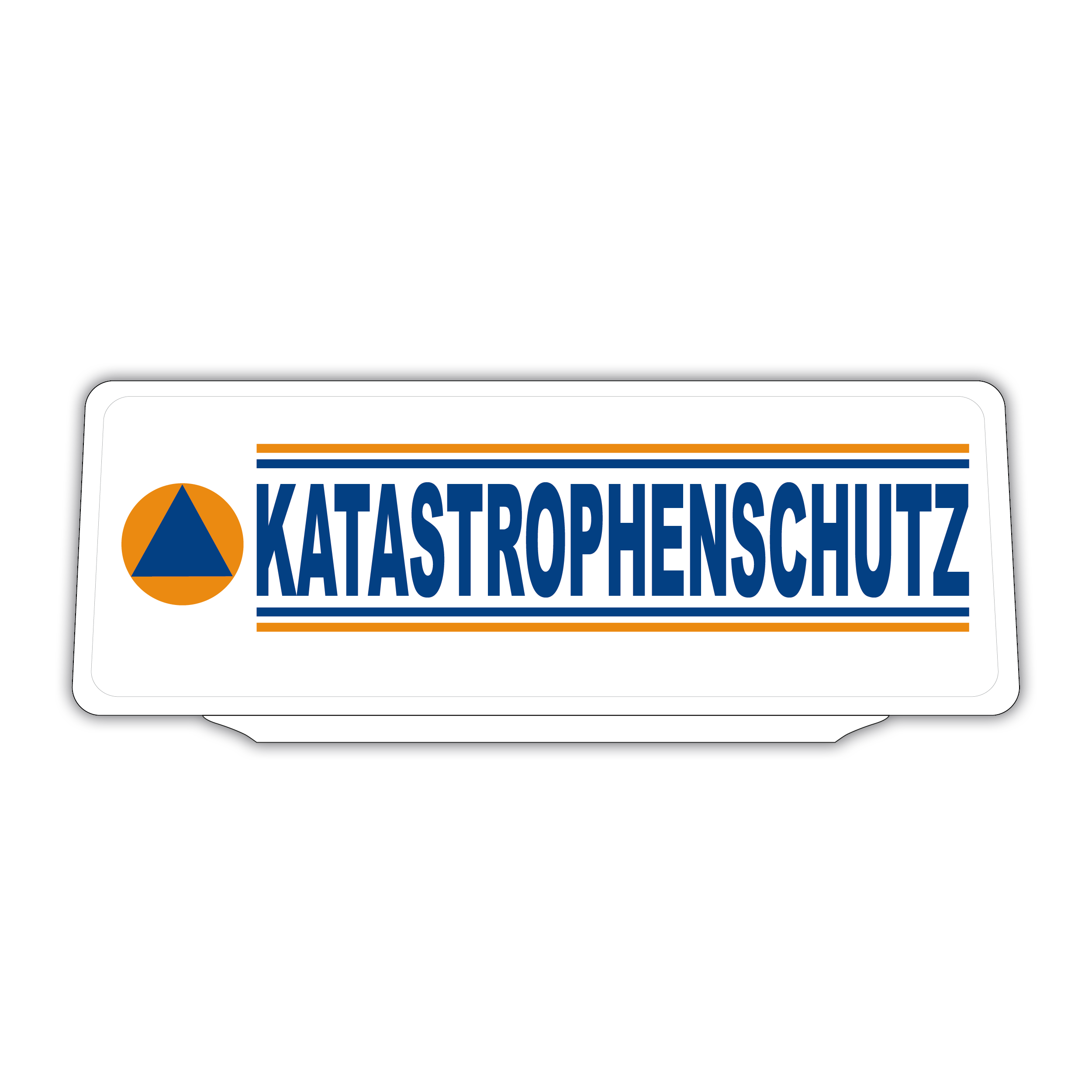 Klemmschild "FEUERWEHR Im EInsatz" Yellow/black Für Sonnenblende - FIRE1