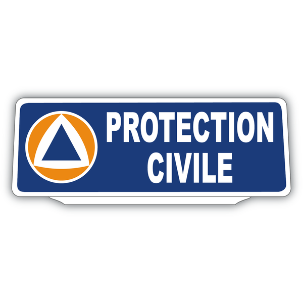 Clip Plaque Pare-Soleil Protection Civile Rétro-Réfléchissant Version 2