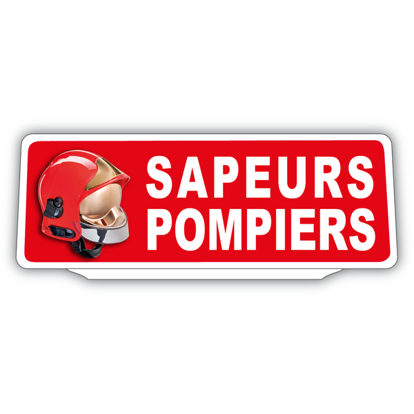 Clip Plaque Pare-Soleil Sapeurs Pompiers Logo Casque Rétro-Réfléchissant
