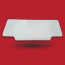 Custom Retro-Reflective Car Sun Visor Plate Clip