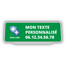 Custom Retro-Reflective Car Sun Visor Plate Clip