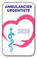 Autocollant Sticker - Vignette Caducée 2026 pour Pare Brise en Vitrophanie - V1