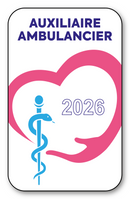 Autocollant Sticker - Vignette Caducée 2026 pour Pare Brise en Vitrophanie - V1