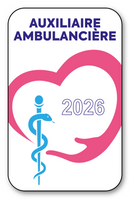 Autocollant Sticker - Vignette Caducée 2026 pour Pare Brise en Vitrophanie - V1