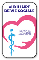 Autocollant Sticker - Vignette Caducée 2026 pour Pare Brise en Vitrophanie - V1