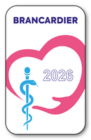 Autocollant Sticker - Vignette Caducée 2026 pour Pare Brise en Vitrophanie - V1