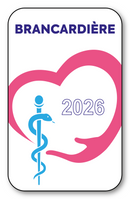 Autocollant Sticker - Vignette Caducée 2026 pour Pare Brise en Vitrophanie - V1