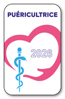 Autocollant Sticker - Vignette Caducée 2026 pour Pare Brise en Vitrophanie - V1