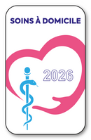 Autocollant Sticker - Vignette Caducée 2026 pour Pare Brise en Vitrophanie - V1