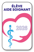 Autocollant Sticker - Vignette Caducée 2026 pour Pare Brise en Vitrophanie - V1
