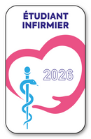 Autocollant Sticker - Vignette Caducée 2026 pour Pare Brise en Vitrophanie - V1