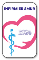 Autocollant Sticker - Vignette Caducée 2026 pour Pare Brise en Vitrophanie - V1