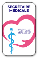 Autocollant Sticker - Vignette Caducée 2026 pour Pare Brise en Vitrophanie - V1