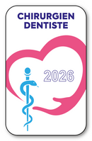 Autocollant Sticker - Vignette Caducée 2026 pour Pare Brise en Vitrophanie - V1