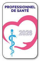 Autocollant Sticker - Vignette Caducée 2026 pour Pare Brise en Vitrophanie - V1