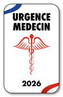 Self-adhesive Sticker - Caduceus 2023 Vignette for Windshield Window Sticker - V13 