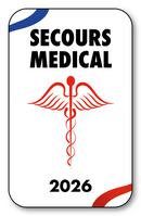 Self-adhesive Sticker - Caduceus 2023 Vignette for Windshield Window Sticker - V13 
