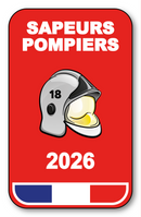 Autocollant Sticker - Vignette Caducée pour Pare Brise en Vitrophanie - Version 17