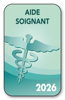 Autocollant Sticker - Vignette Caducée 2026 pour Pare Brise en Vitrophanie - V2