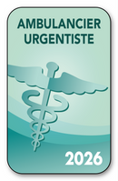 Autocollant Sticker - Vignette Caducée 2026 pour Pare Brise en Vitrophanie - V2