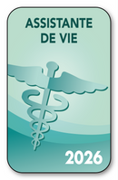 Autocollant Sticker - Vignette Caducée 2026 pour Pare Brise en Vitrophanie - V2