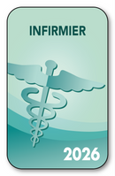 Autocollant Sticker - Vignette Caducée 2026 pour Pare Brise en Vitrophanie - V2