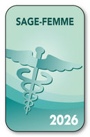 Autocollant Sticker - Vignette Caducée 2026 pour Pare Brise en Vitrophanie - V2