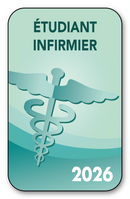 Autocollant Sticker - Vignette Caducée 2026 pour Pare Brise en Vitrophanie - V2