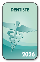 Autocollant Sticker - Vignette Caducée 2026 pour Pare Brise en Vitrophanie - V2