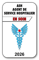 Autocollant Sticker - Vignette Caducée 2026 pour Pare Brise en Vitrophanie - V3