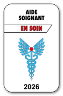 Autocollant Sticker - Vignette Caducée 2026 pour Pare Brise en Vitrophanie - V3