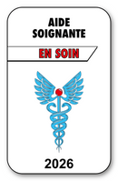 Autocollant Sticker - Vignette Caducée 2026 pour Pare Brise en Vitrophanie - V3