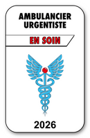 Autocollant Sticker - Vignette Caducée 2026 pour Pare Brise en Vitrophanie - V3