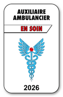 Autocollant Sticker - Vignette Caducée 2026 pour Pare Brise en Vitrophanie - V3