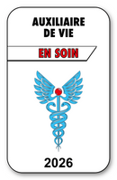 Autocollant Sticker - Vignette Caducée 2026 pour Pare Brise en Vitrophanie - V3