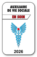Autocollant Sticker - Vignette Caducée 2026 pour Pare Brise en Vitrophanie - V3