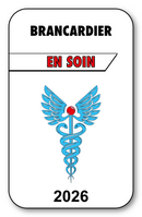 Autocollant Sticker - Vignette Caducée 2026 pour Pare Brise en Vitrophanie - V3