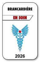 Autocollant Sticker - Vignette Caducée 2026 pour Pare Brise en Vitrophanie - V3