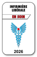 Autocollant Sticker - Vignette Caducée 2026 pour Pare Brise en Vitrophanie - V3