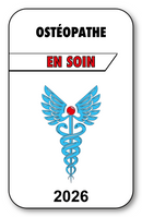 Autocollant Sticker - Vignette Caducée 2026 pour Pare Brise en Vitrophanie - V3