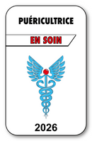 Autocollant Sticker - Vignette Caducée 2026 pour Pare Brise en Vitrophanie - V3