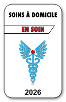 Autocollant Sticker - Vignette Caducée 2026 pour Pare Brise en Vitrophanie - V3