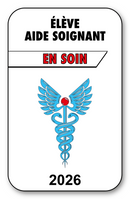 Autocollant Sticker - Vignette Caducée 2026 pour Pare Brise en Vitrophanie - V3