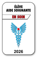 Autocollant Sticker - Vignette Caducée 2026 pour Pare Brise en Vitrophanie - V3