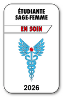 Autocollant Sticker - Vignette Caducée 2026 pour Pare Brise en Vitrophanie - V3