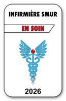 Autocollant Sticker - Vignette Caducée 2026 pour Pare Brise en Vitrophanie - V3