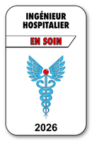 Autocollant Sticker - Vignette Caducée 2026 pour Pare Brise en Vitrophanie - V3