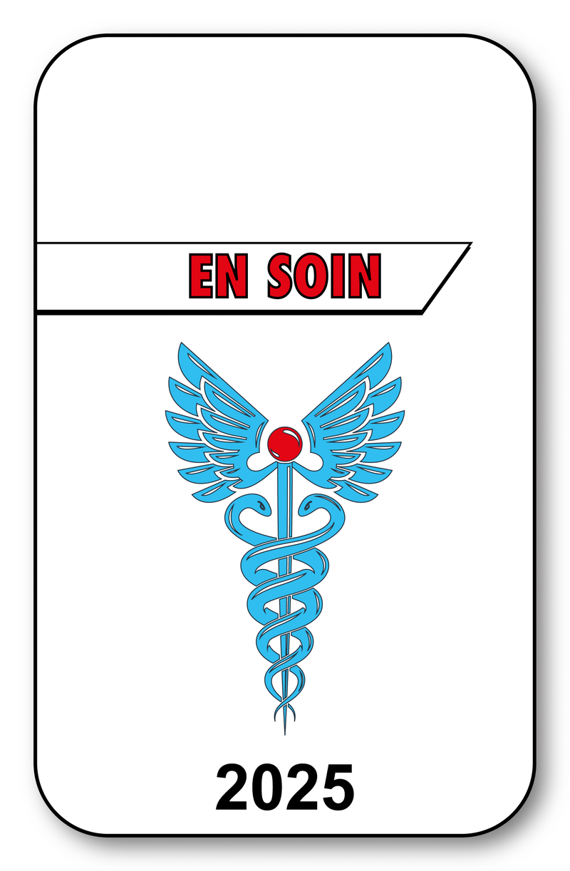 Self-adhesive Sticker - Caduceus 2023 Vignette for Window Windshield - V3 